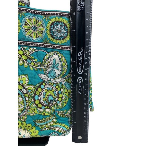 Vera Bradley Women's Turquoise Design Cloth Purse - Picture 6 of 6